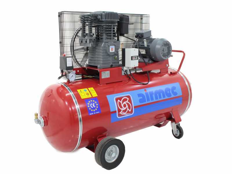 Airmec CR 304 K28+S - Compressore aria a cinghia - Motore elettrico trifase - serbatoio lt 270