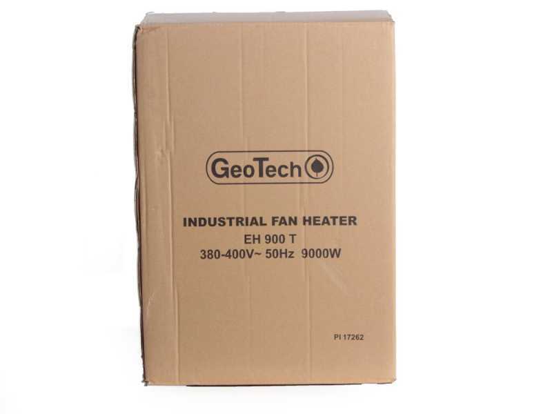 Generatore di aria calda elettrico GeoTech EH 900 T con ventilatore - trifase