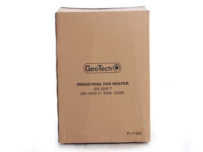 GeoTech EH 2200 T - Generatore di aria calda elettrico con ventilatore - 22 KW - Trifase