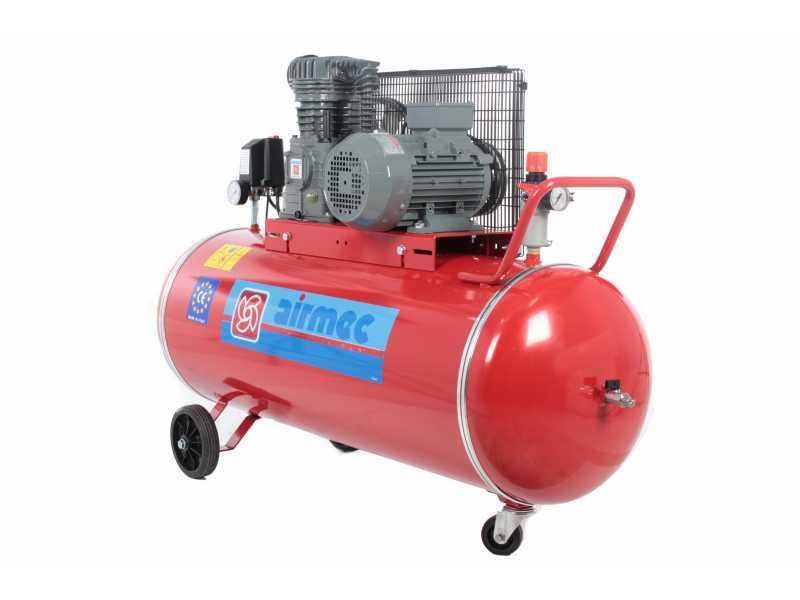 Airmec CR 204 K18+C TP - Compressore aria a cinghia - Motore elettrico trifase - serbatoio lt 200