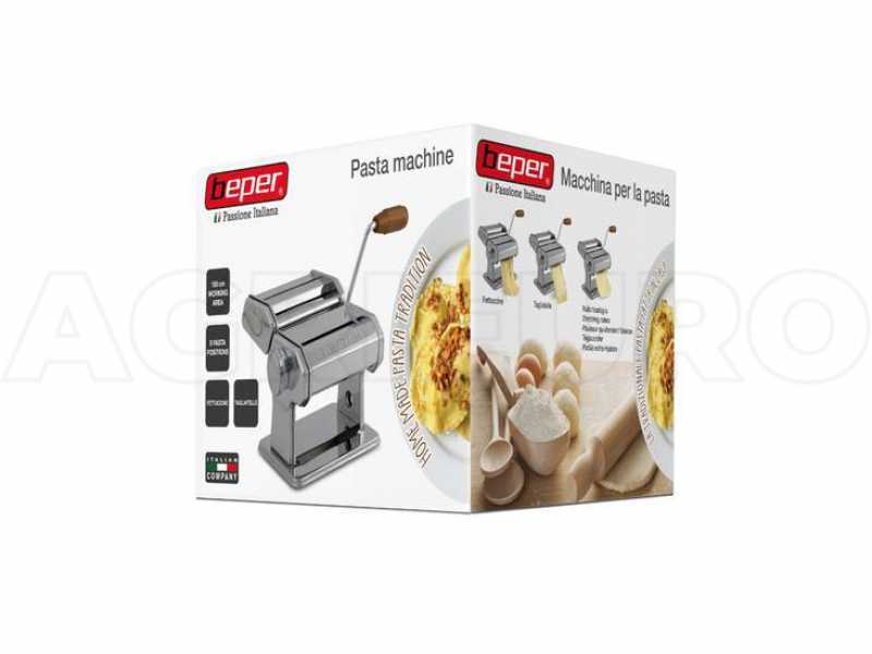 Beper 90.345 - Macchina per la pasta manuale in INOX