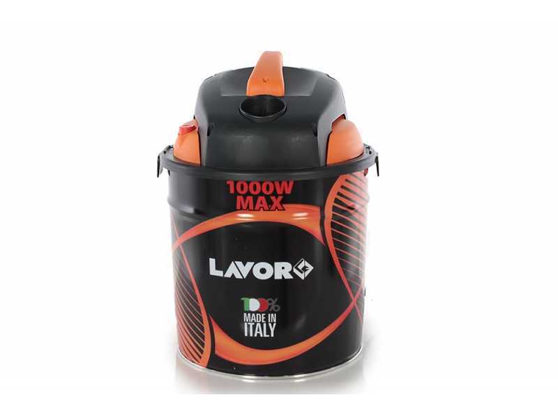 Lavor Ashley 901 - Aspiracenere a bidone con fusto 18 lt - motore elettrico 1000 W