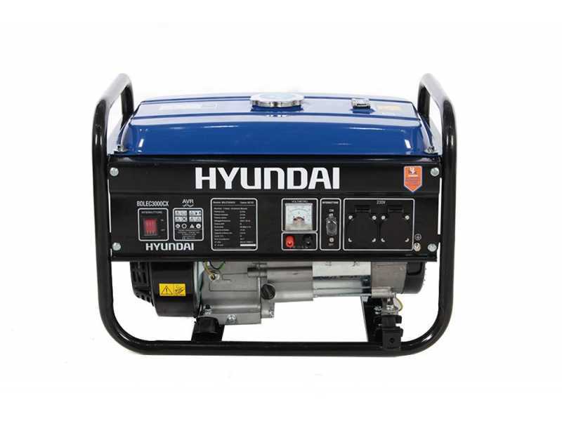 Hyundai PT3000 - Generatore di corrente con AVR 2.8 kW - Continua 2.5 kW Monofase