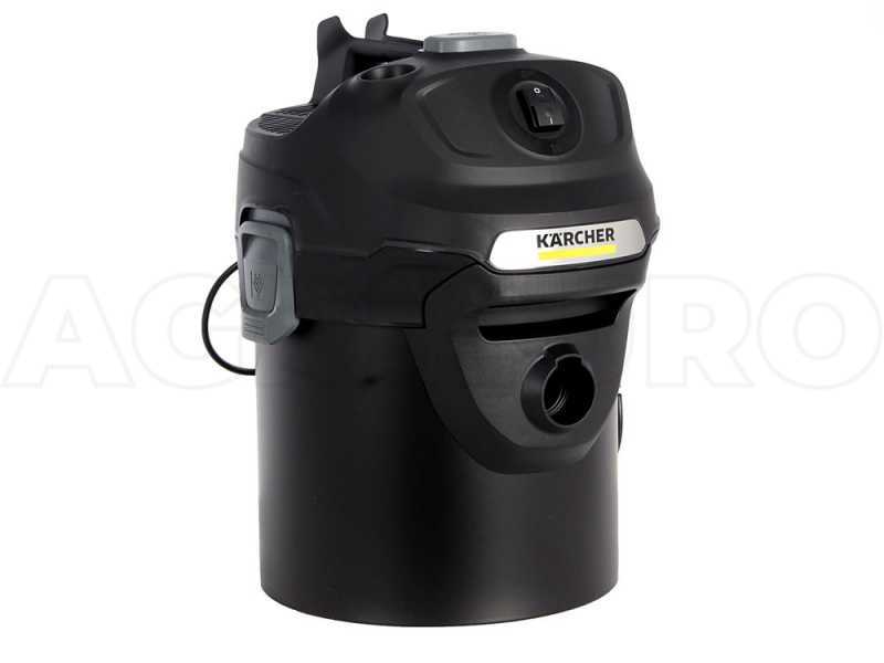 Karcher AD 2 - Aspiracenere a bidone - vano raccolta in metallo da 14 lt - motore 600 W