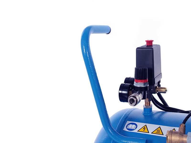 Abac Estoril L30P - Compressore aria elettrico carrellato - Motore 3 HP - 90 lt
