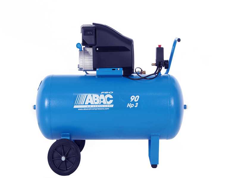 Abac Estoril L30P - Compressore aria elettrico carrellato - motore 3 HP - 90 lt