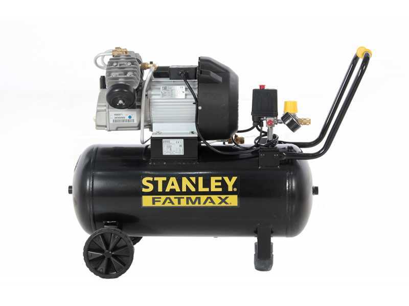 Stanley Fatmax DV2 400/10/50 - Compressore aria elettrico carrellato - Motore 3 HP - 50 lt