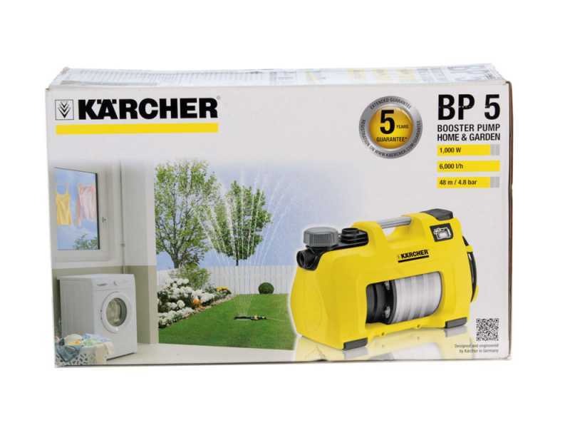 Karcher BP 5 Home &amp; Garden - Pompa elettrica per irrigazione da giardino - motore 1000 W