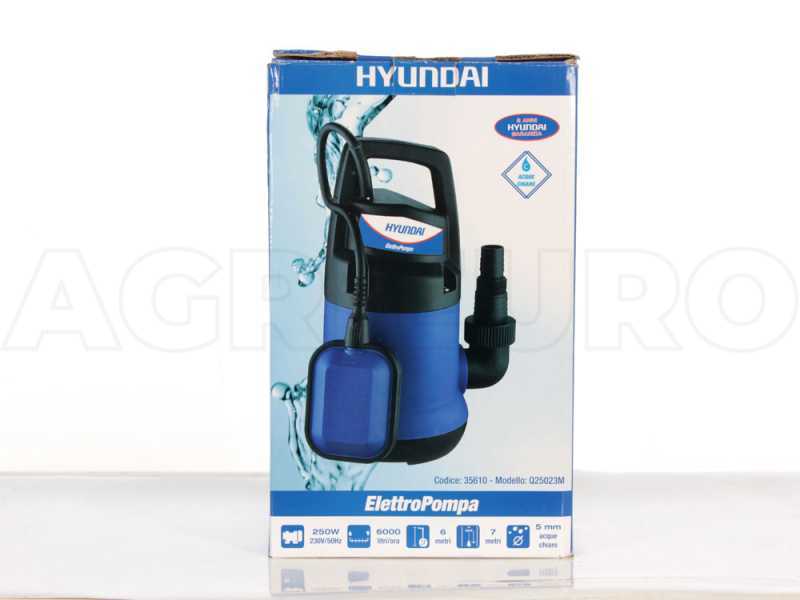 Hyundai Q25023M - Pompa sommersa elettrica per acque chiare - 250W