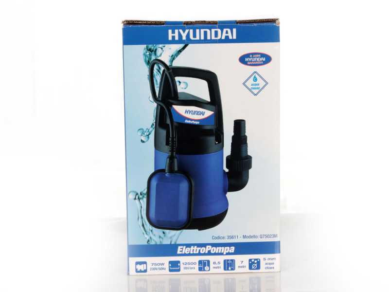 Hyundai Q75023M - Pompa sommersa elettrica per acque chiare - 750W
