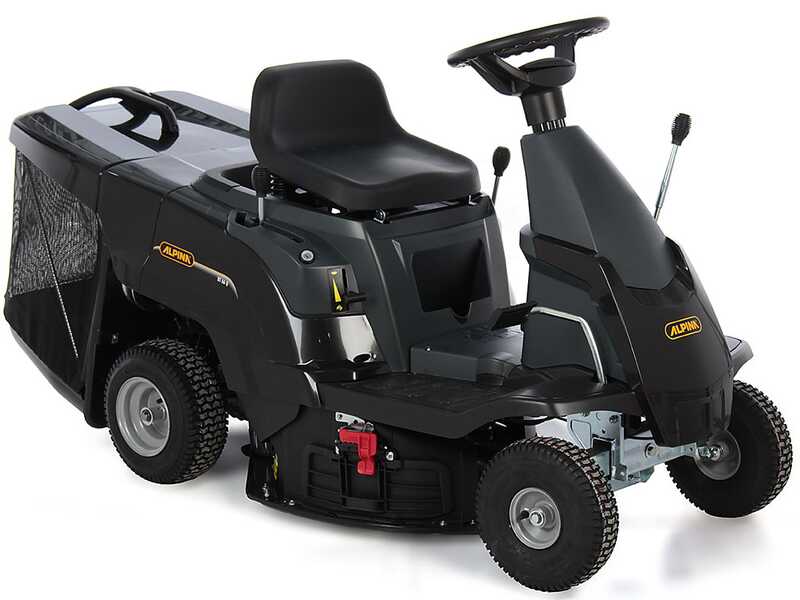 Alpina AT2 66 QA - Rider trattorino tagliaerba - Motore 224 cc - Raccolta + Mulching