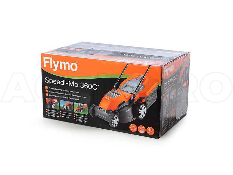 Flymo Speedi-Mo 360C - Tagliaerba elettrico - 1500 W - Taglio 36 cm