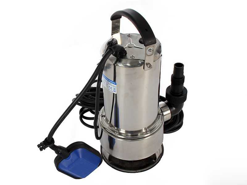 Hyundai Q750B52RM INOX - Pompa sommersa elettrica acque sporche e chiare - 750W