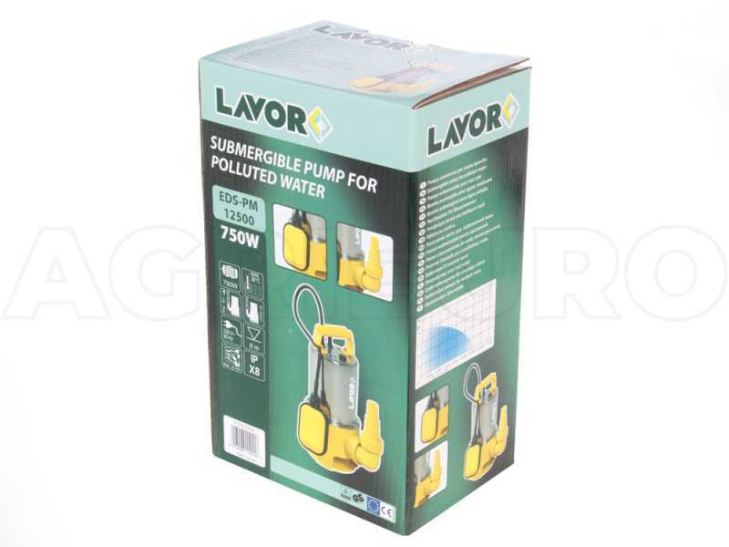 Lavor EDS-PM 12500 - Pompa sommersa elettrica per acque scure in metallo - 750W