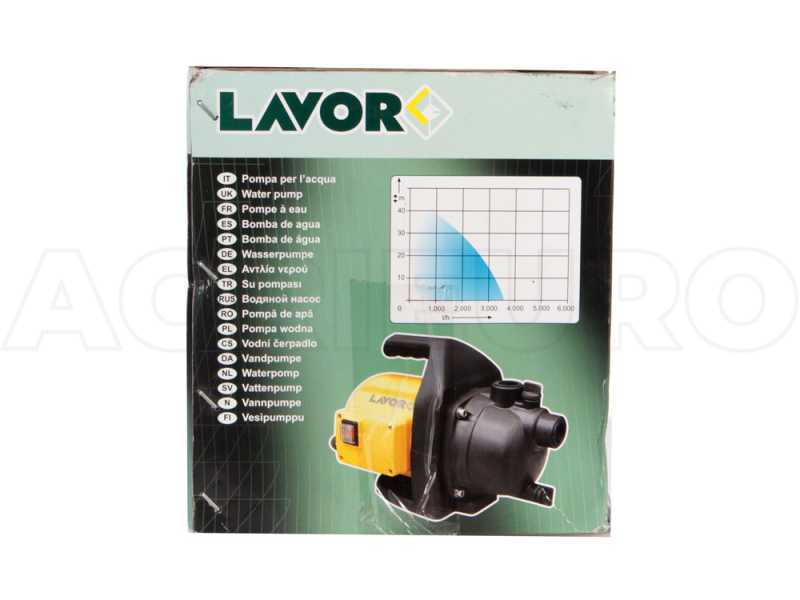 Lavor EG-P 3600 - Elettropompa autoadescante per irrigare il giardino - portatile - 1000 watt