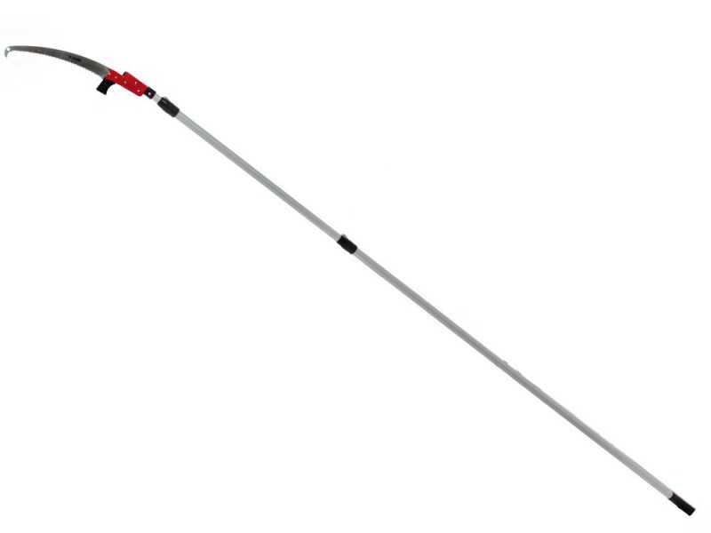 Ausonia 34148 - Segaccio su asta di prolunga telescopica in alluminio da 4 metri - seghetto da 35 cm