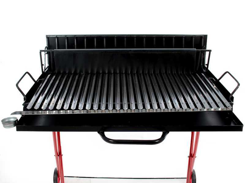 Pegoraro Angelo 323 Maxi - Barbecue portatile a legna e carbone - Pieghevole