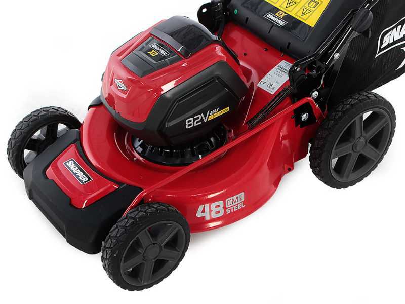 Rasaerba elettrico a batteria Snapper ESXD19PWM82K, 46cm - tagliaerba a spinta 4 in 1
