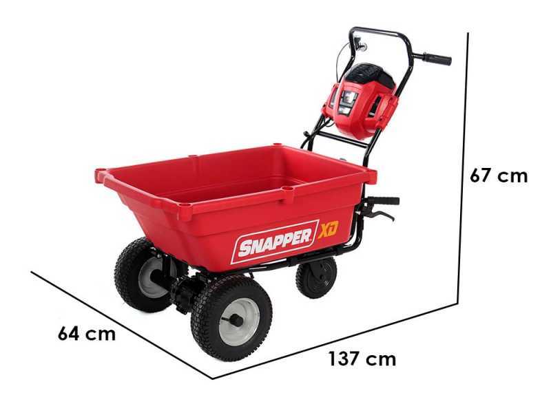 Snapper ESXDUC82 - Carriola elettrica semovente con batteria 82V 4Ah