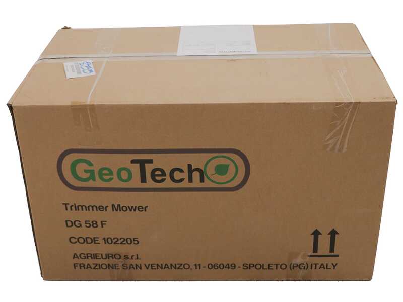 GeoTech DG 58 F - Decespugliatore a ruote a benzina 4 tempi a spinta