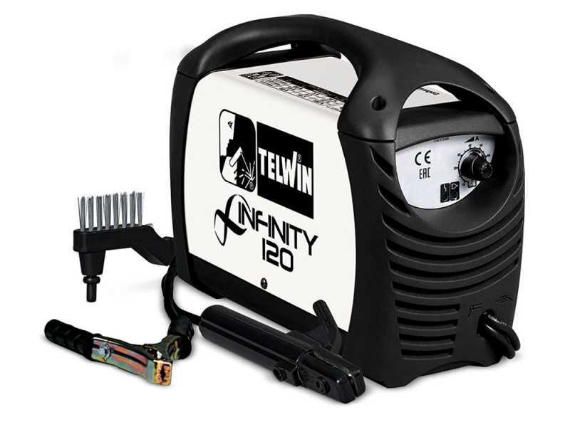 Saldatrice inverter a elettrodo a corrente continua Telwin Infinity 120 - 80 A - con Kit