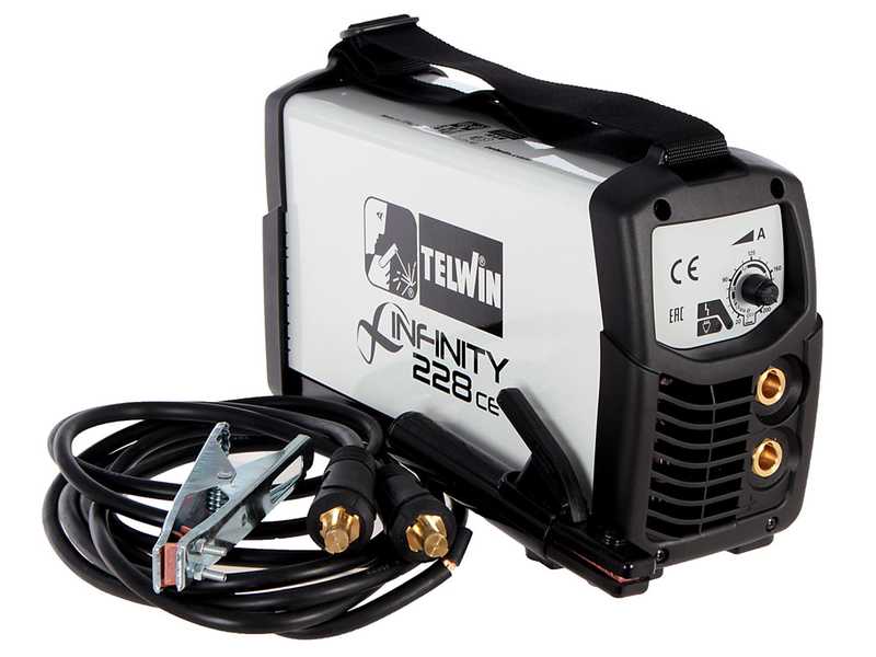 Telwin Infinity 228 CE - Saldatrice Inverter (MMA, TIG), corrente continua (DC)