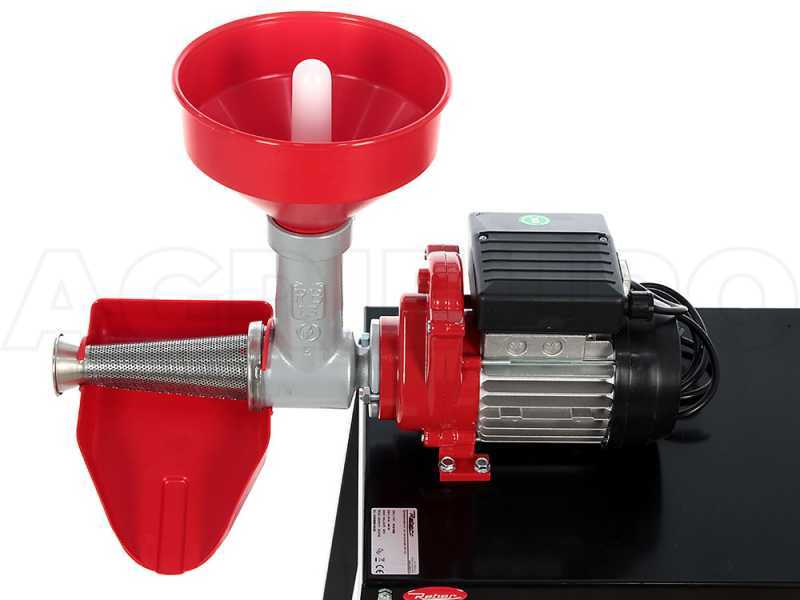 Reber 9108 NEB - Passapomodoro N.3 con banco - Multi-attrezzo ad induzione da 400W