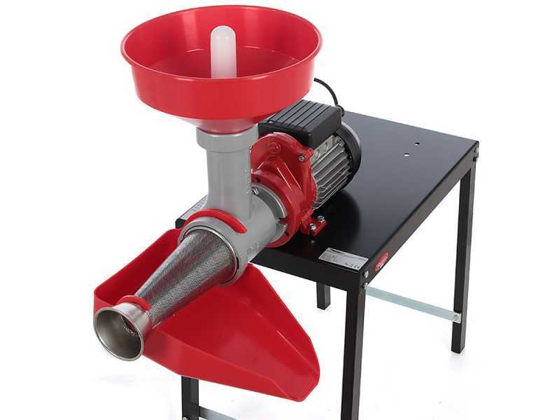 Reber 9011 N - Passapomodoro N.5 con banco - Motore ad induzione da 400W