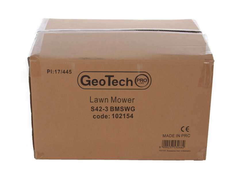 GeoTech-Pro S42-3 BMSWG - Rasaerba a scoppio semovente - Monoruota pivotante