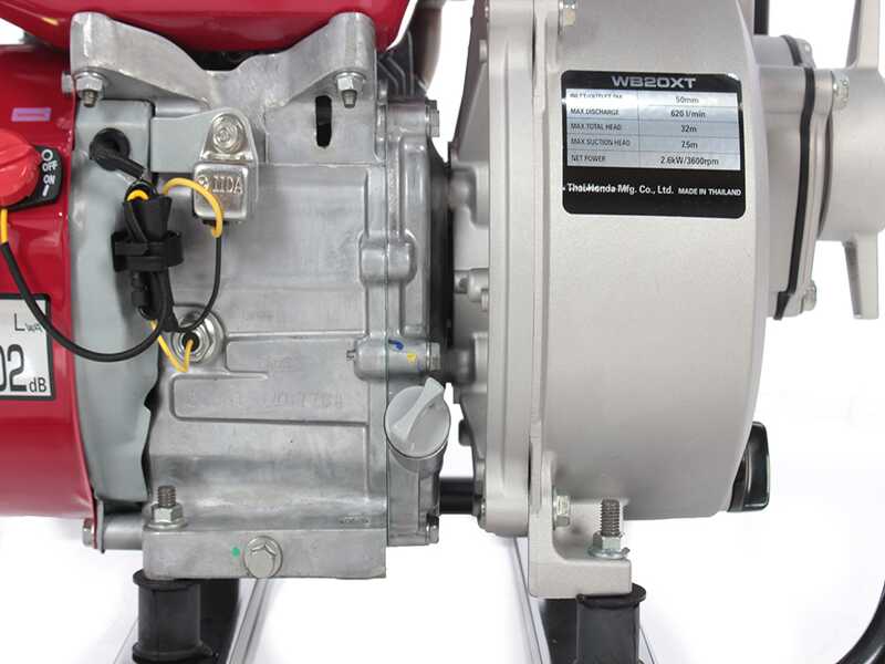 Honda WB20XT - Motopompa a scoppio autoadescante - Raccordi da 50 mm
