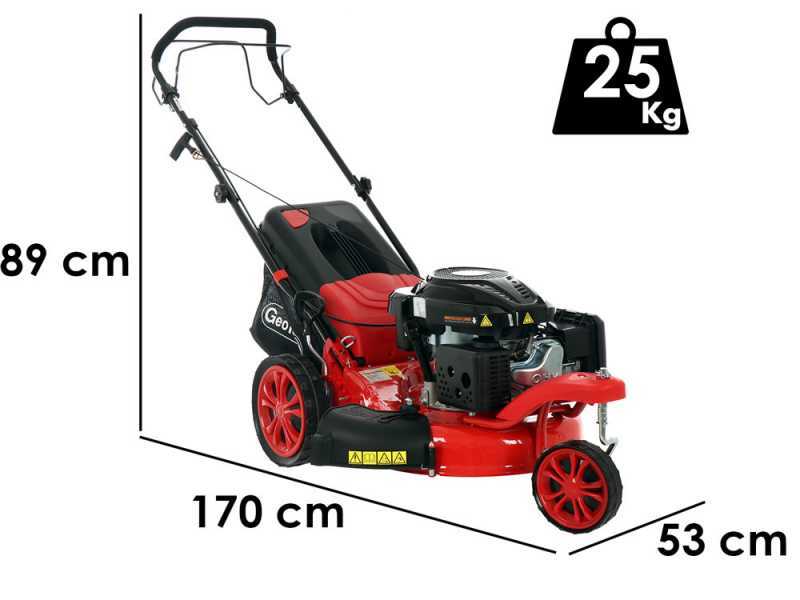 GeoTech-Pro S47-3 BMSWG - Rasaerba a scoppio semovente - Monorota pivotante