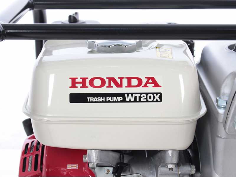 Motopompa a scoppio Honda WT20 per acque nere sporche con raccordi da 50 mm