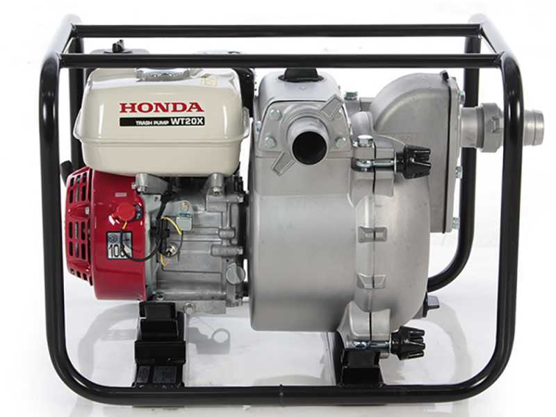 Motopompa a scoppio Honda WT20 per acque nere sporche con raccordi da 50 mm
