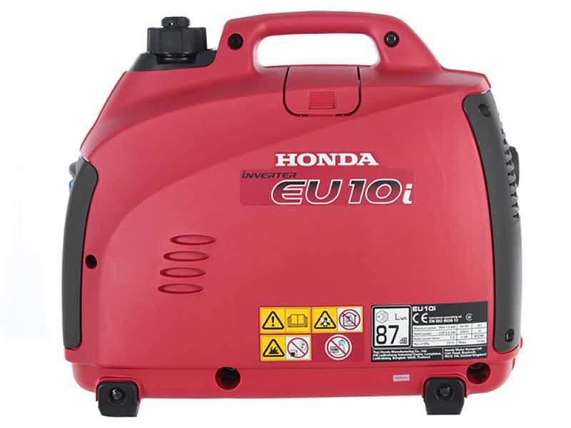 Honda EU10i - Generatore di corrente silenziato portatile a inverter 1 kW - Continua 0.9 kW Monofase