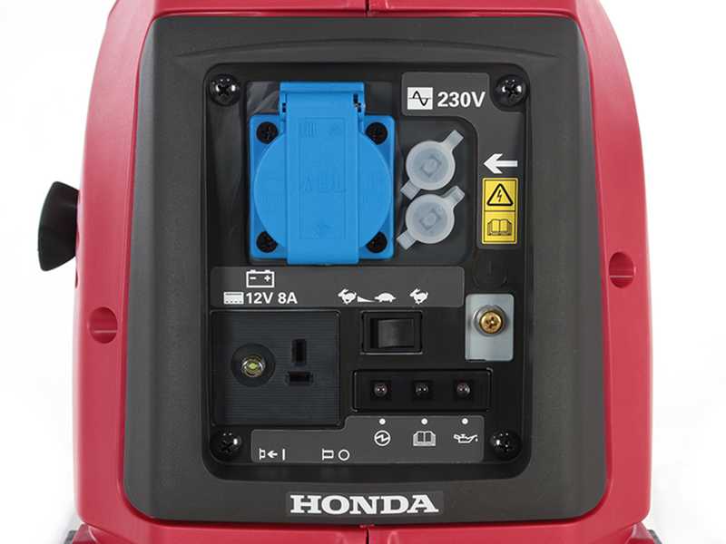 Honda EU10i - Generatore di corrente silenziato portatile a inverter 1 kW - Continua 0.9 kW Monofase