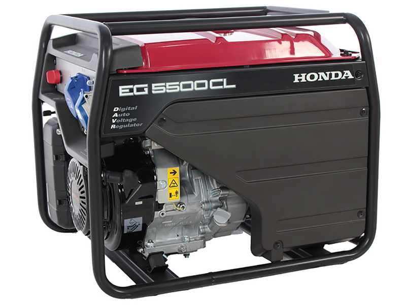 Honda EG 5500 CL - Generatore di corrente con AVR 5.5 kW - Continua 5 kW Monofase