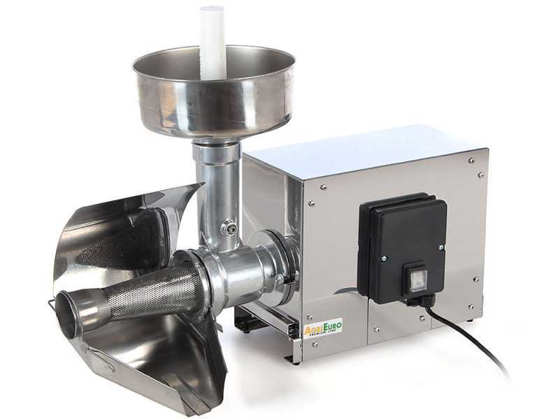 Passapomodoro AE-SM3 INOX con motore elettrico - 375W - 0.5 Hp