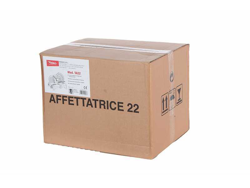 Reber TA22 - Affettatrice con lama temperata e rettificata da 220 mm - 140W