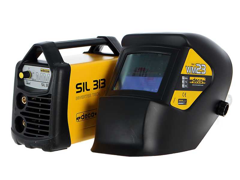 Deca SIL 313 - Saldatrice Inverter (MMA) + Maschera, corrente continua (DC)