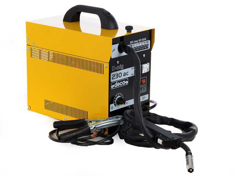 Deca D-MIG 230 AC - Saldatrice Inverter (MAG), corrente alternata (AC) - GAS/NO GAS