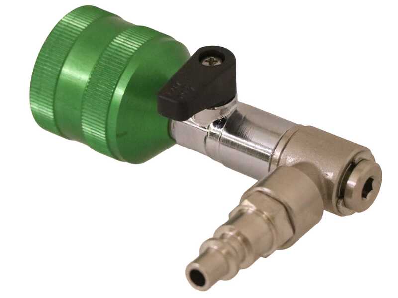 Boccola con rubinetto, girevole per aste di prolunga