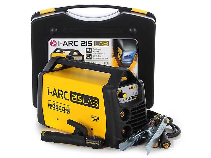 Deca I-ARC 215 - Saldatrice Inverter (MMA/TIG) + Valigetta, corrente continua (DC)