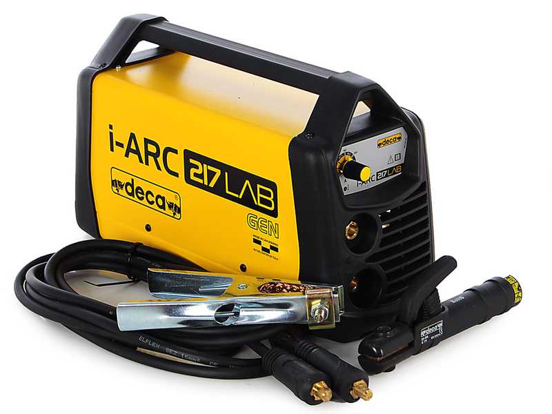 Deca I-ARC 217 GEN - Saldatrice inverter (MMA) + Valigetta, corrente continua (DC)