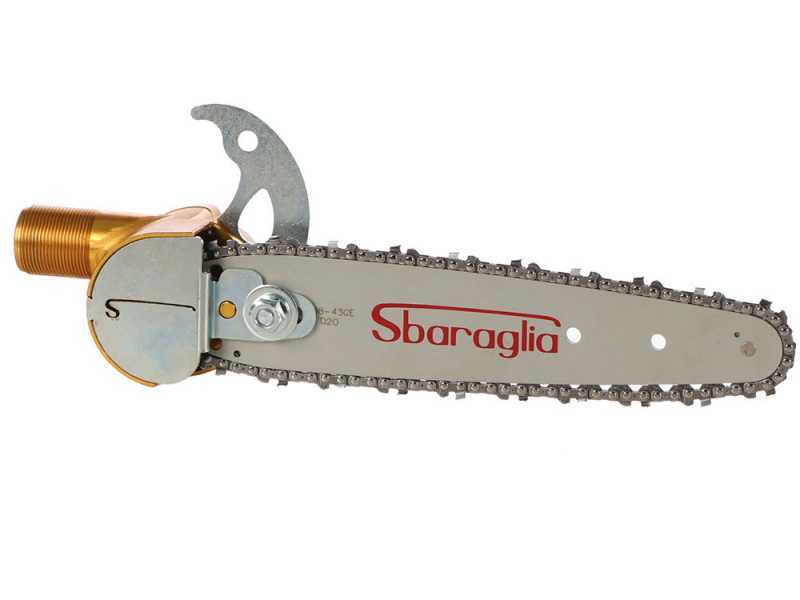 Sbaraglia Turbo - Potatore pneumatico a catena - Lama carving da 22cm