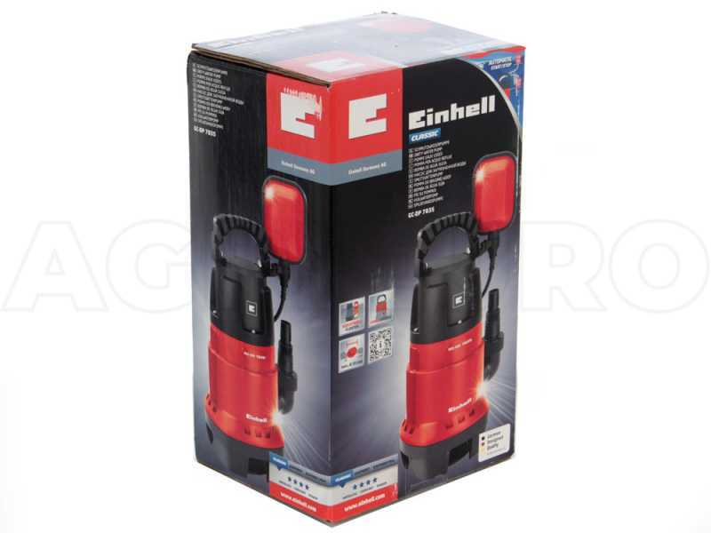 Einhell GC-DP 7835 - Pompa sommersa elettrica per acque scure - 780W - 230V