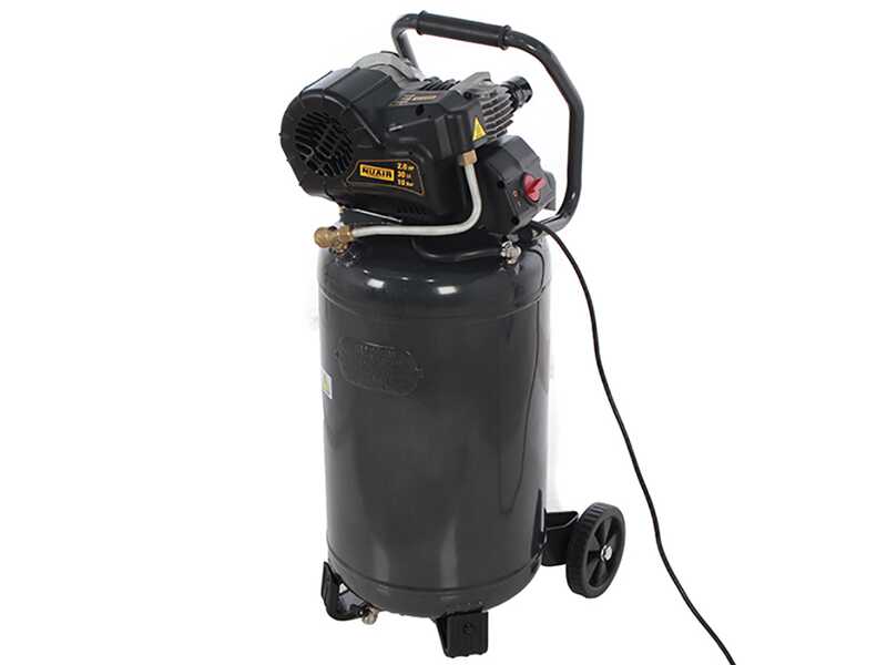 Nuair FU 227/10/30V - Compressore aria elettrico portatile monofase - Motore 2 HP - 30 lt
