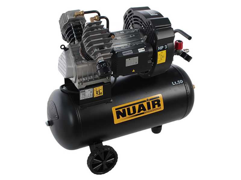 Nuair GVM/50 - Compressore aria elettrico monofase - Motore 3 HP - 50 lt