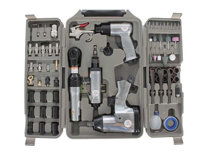 Kit 71 pezzi - accessori pneumatici per compressore - GeoTech-Pro