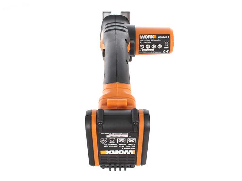 Worx WG894E - Seghetto alternativo elettrico a batteria Li-ion 20V 2Ah