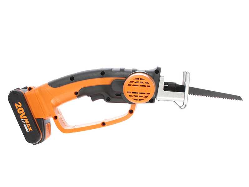 Worx WG894E - Seghetto alternativo elettrico a batteria Li-ion 20V 2Ah